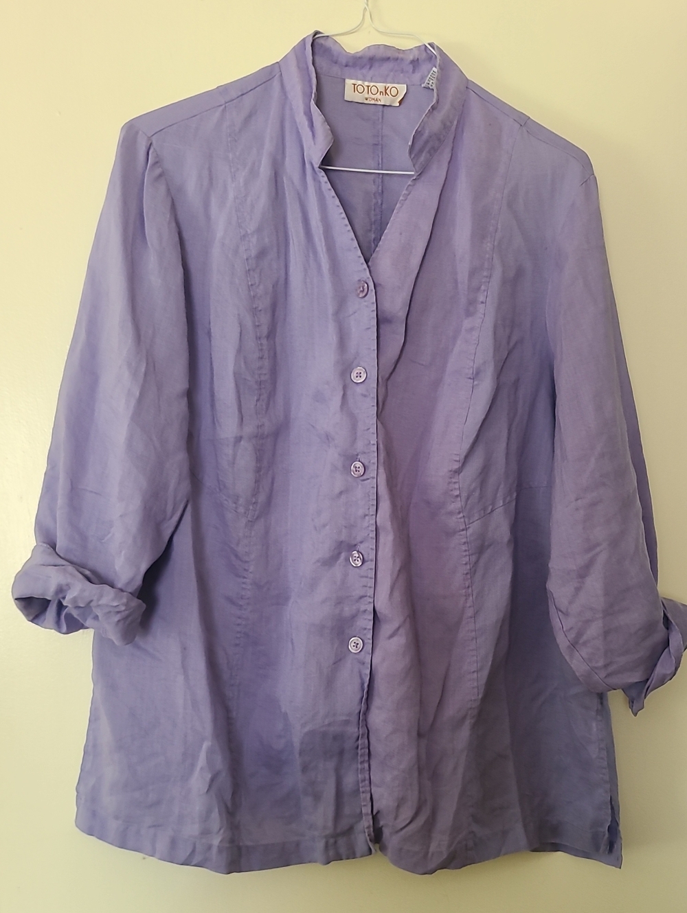 Linen Button Down 1X